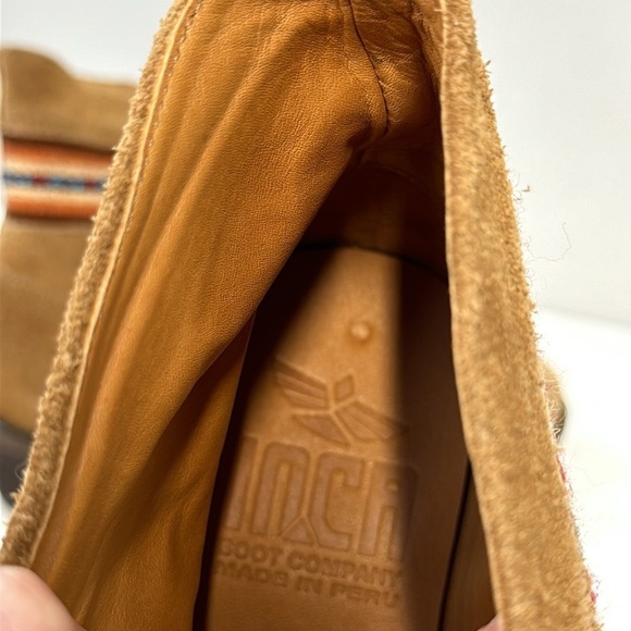 Fortress of Inca Suede Aztec Ankle Boots Size 6 - Picture 10 of 16